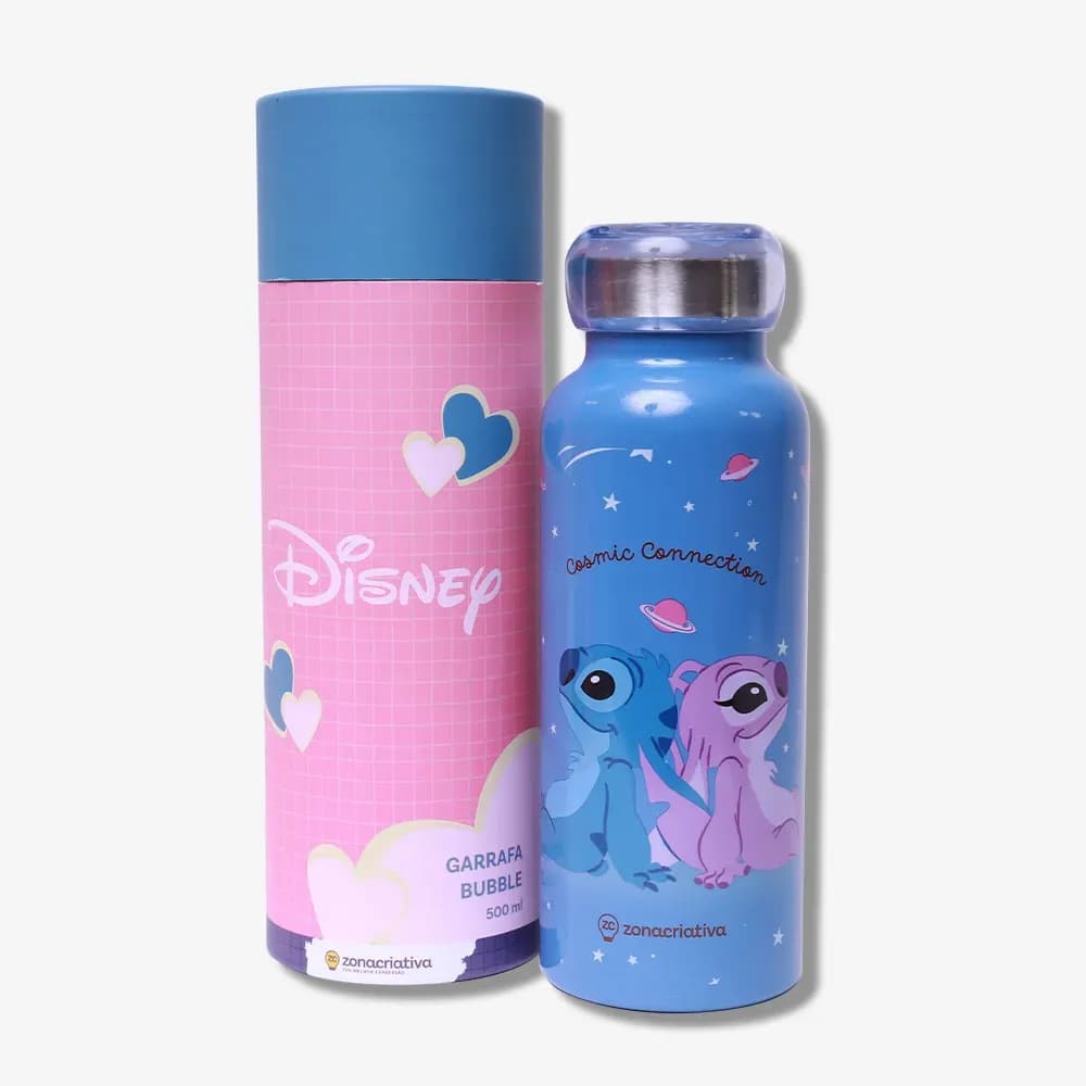 Garrafa Bubble Stitch e Angel Namorados – 650ml 