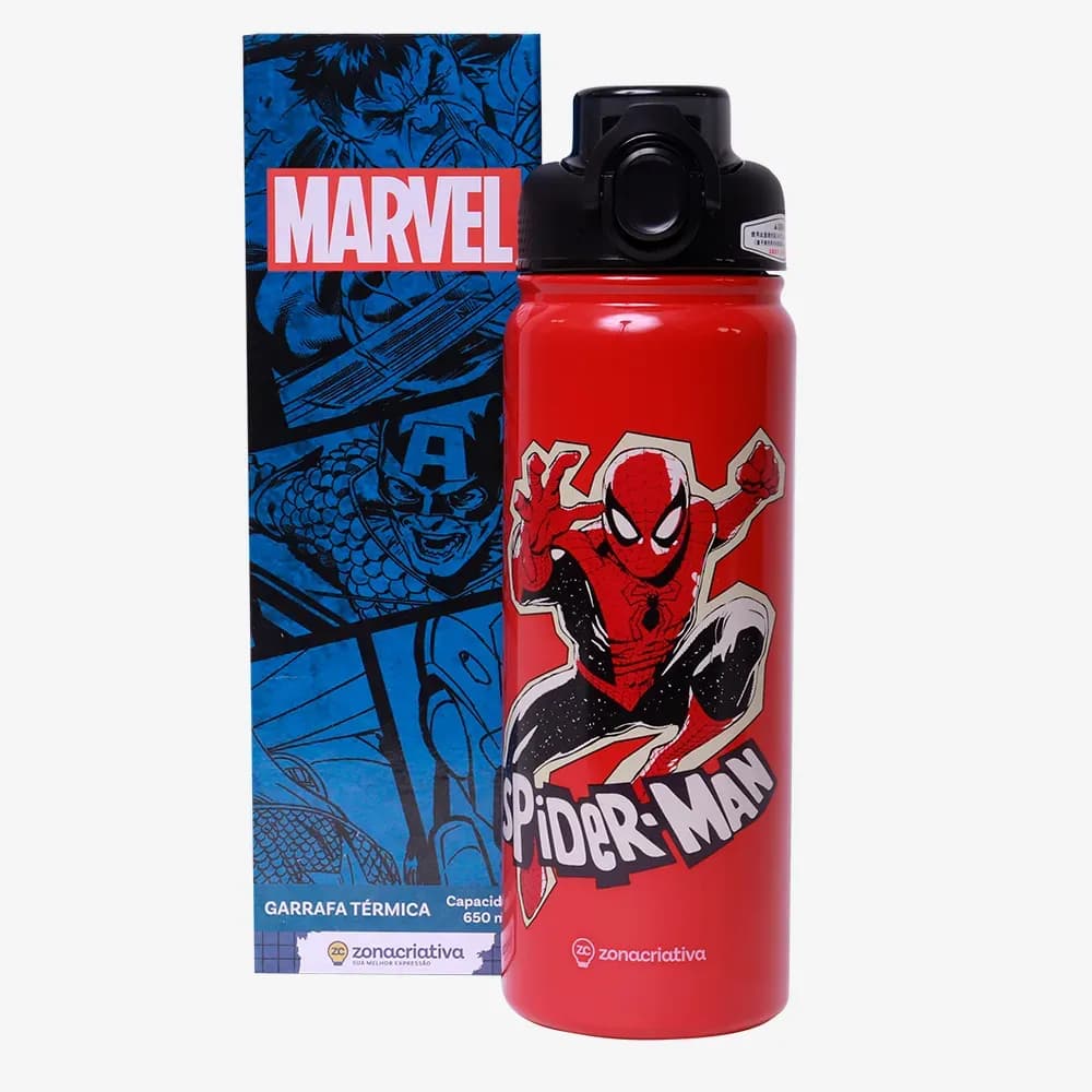 Garrafa Galaxy Homem-Aranha – 650ml 