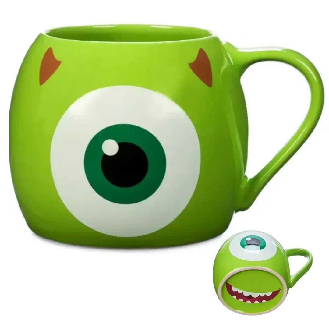 💚 Caneca 3D Mike Wazowski – Monstros S.A. | 400ml 