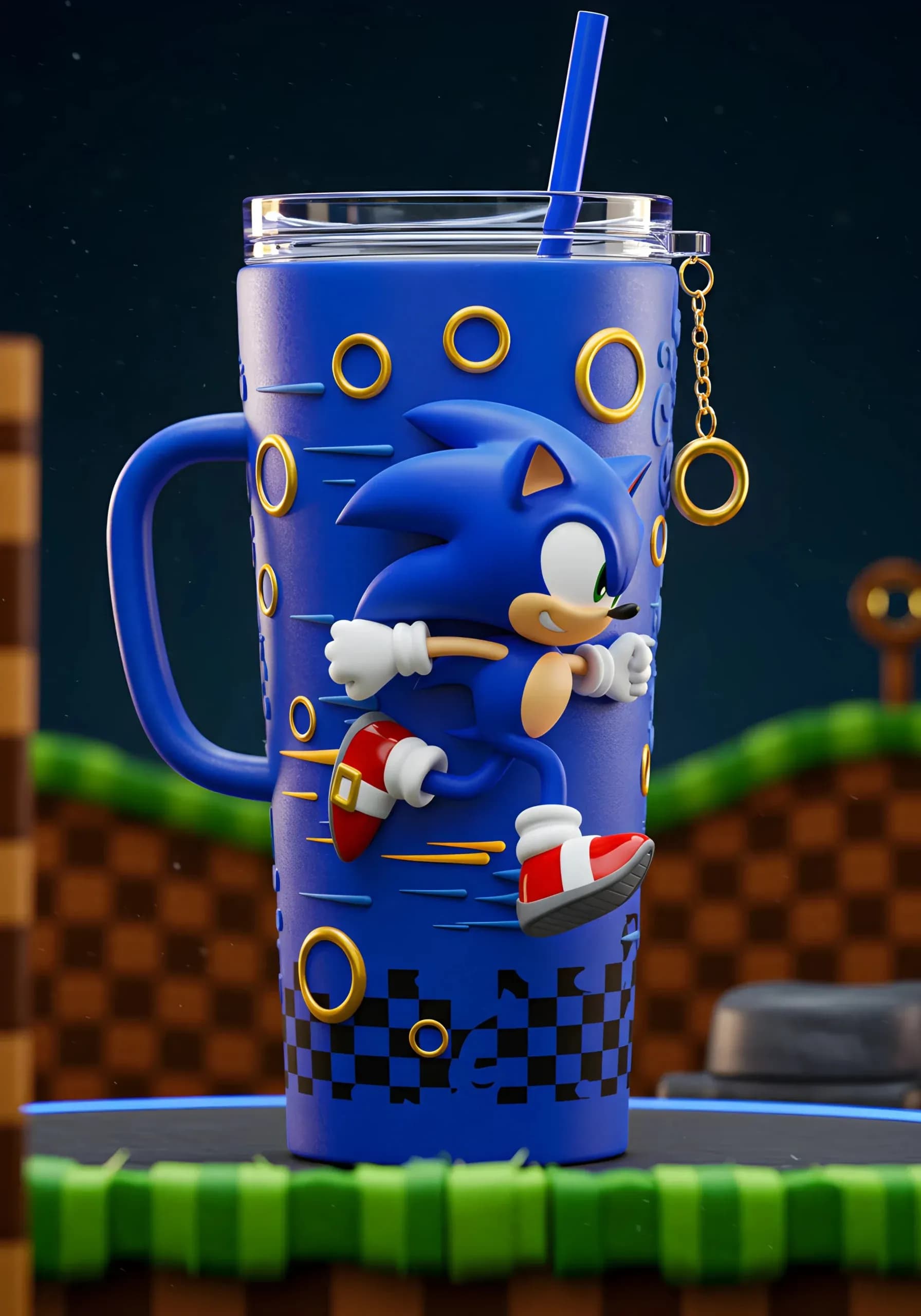 Copo Térmico + Pingente Sonic 1,15L 